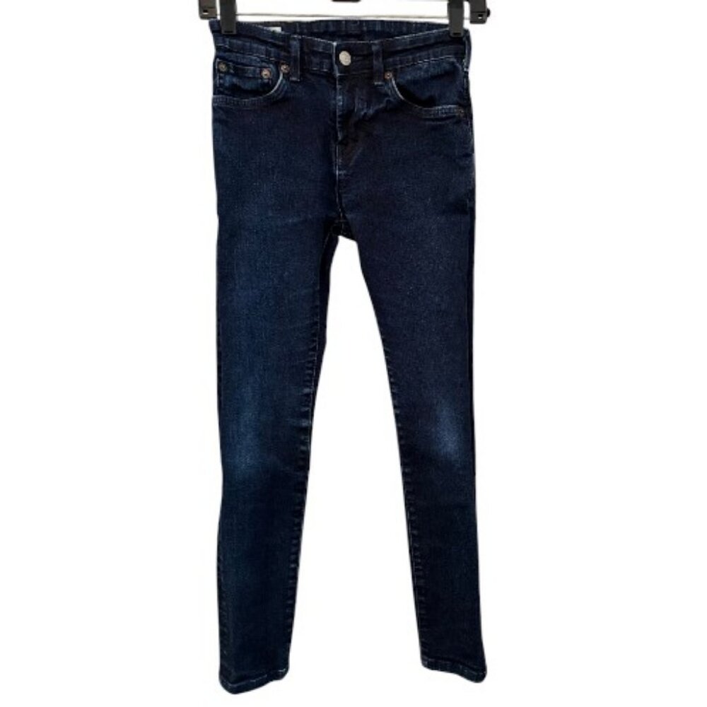 Edwin mid rise skinny fit jeans dark wash women's size 26
